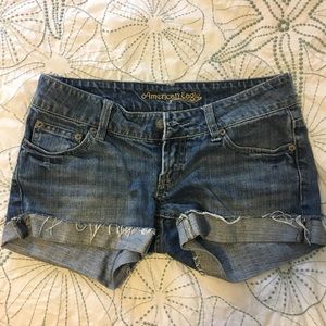 Size 0 American eagle jean shorts